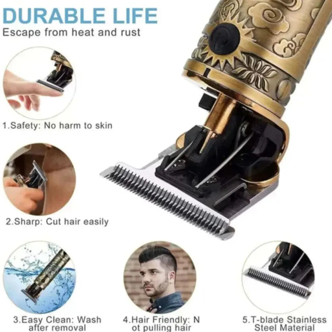 Professional 6 In 1 Hair Trimmer