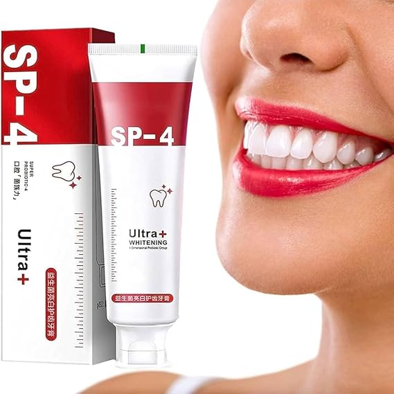 SP-4 Ultra Brightening Toothpaste | Stain Removal & Enamel Protection | Limited Stock
