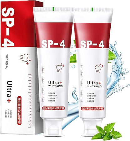 SP-4 Ultra Brightening Toothpaste | Stain Removal & Enamel Protection | Limited Stock