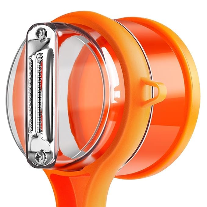 Multifunctional Peeler with Built-In Storage Box | Easy to Clean, Non-Slip Handle