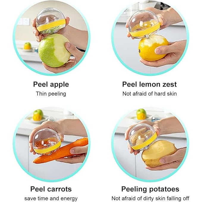 Multifunctional Peeler with Built-In Storage Box | Easy to Clean, Non-Slip Handle