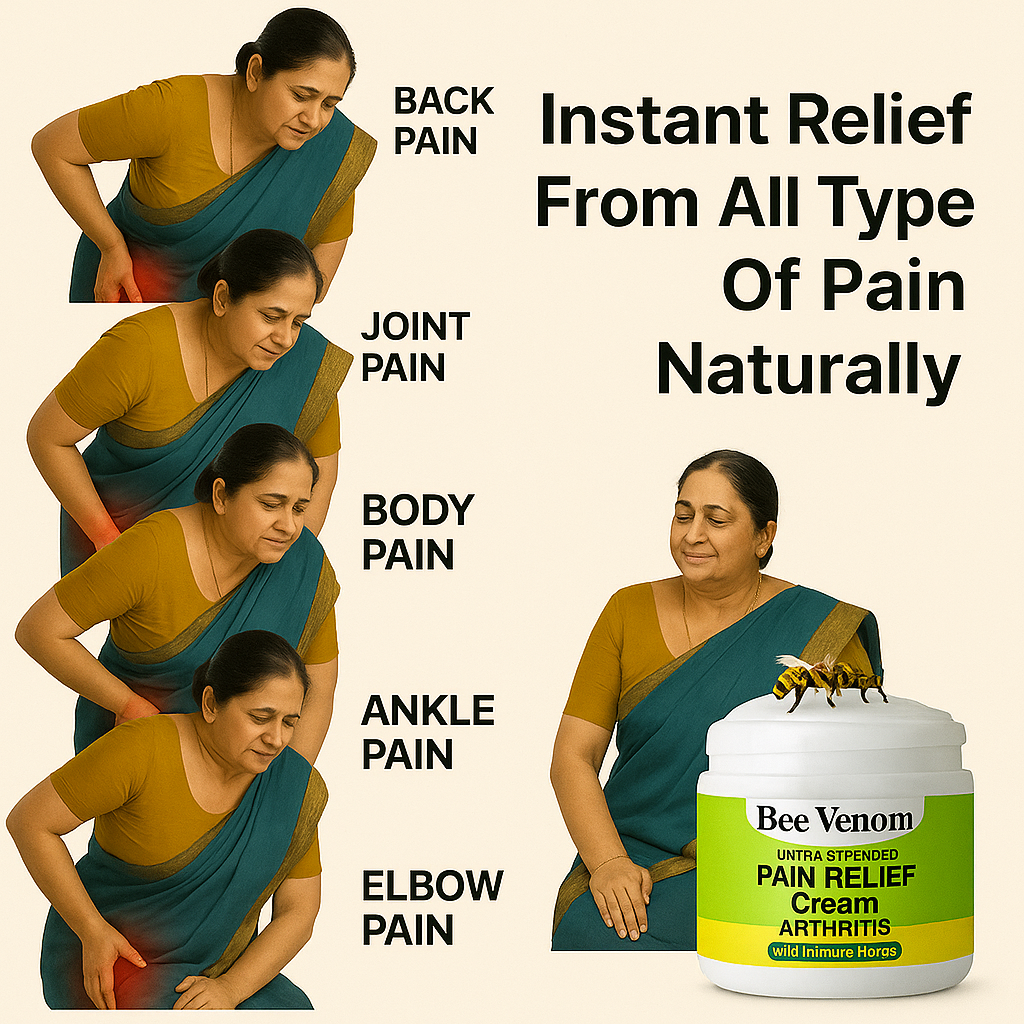 Bee Venom Pain Relief Cream | Buy 1 Get 2 Free