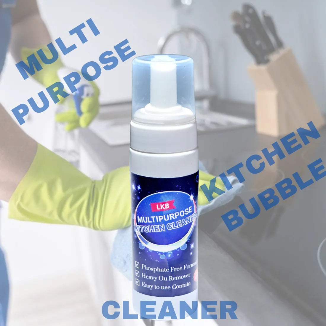 MULTI- PURPOSE KITCHEN BUBBLE CLEANER (Buy 1 Get 1 Free)