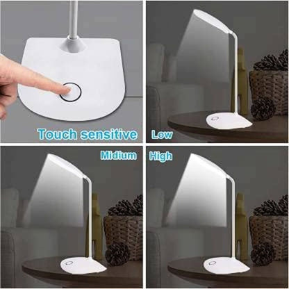 USB Rechargeable LED Touch Control Desk Lamp | Modern Night Lamp