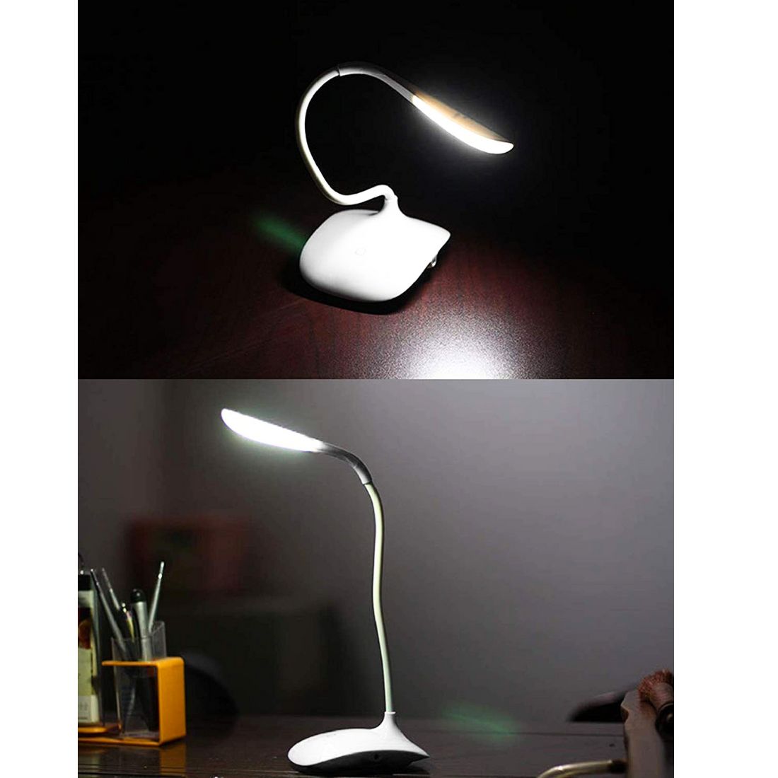 USB Rechargeable LED Touch Control Desk Lamp | Modern Night Lamp
